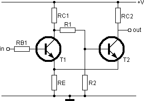 Generic Schmitt trigger circuit